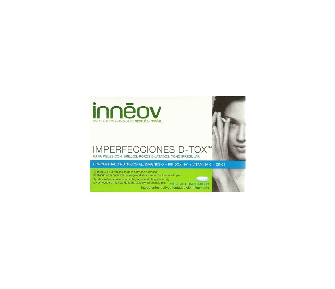 Inneov Imperfecciones D-tox 40 comprimidos