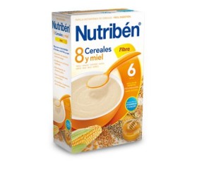 Papilla 8 Cereales Miel y Fibra Nutriben