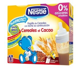 Papilla 8 Cereales al Cacao Con Bifidus Nestle