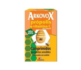Arkovox Própolis  Vit. C Garganta Menta 24 Comp.