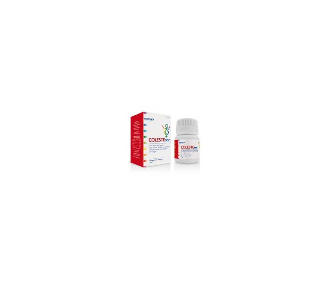 Homeosor Colestesor 30 Comprimidos 600 mg