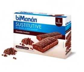 Bimanan Sustitutive Sabor Chocolate Fondant. 8 b