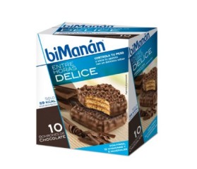 Bimanan Snack Bombones de Chocolate. 10 unidades