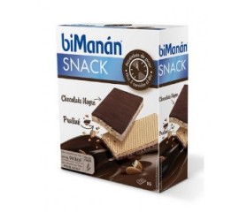Bimanan Snack Chocolate Negro. 6 unidades