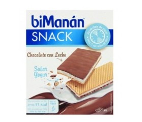 Bimanan Snack Chocolate con Leche y Yogurt. 6 un