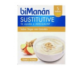 Bimanan Sustitutive Sabor Yogur con Cereales. 5