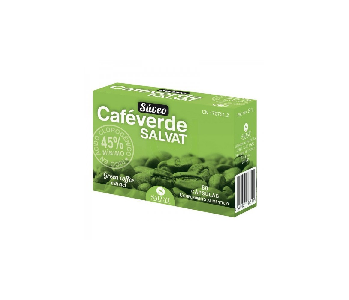 Suveo Salvat Cafe Verde con Acido Clorogénico 60
