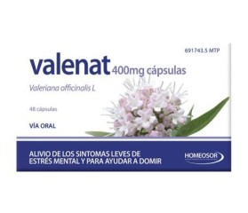 Homeosor Valeriana Valenat 48 cápsulas de 400 mg