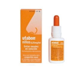 Utabon Niños 0.25 mg/ml Gotas Nasales Frasco 15