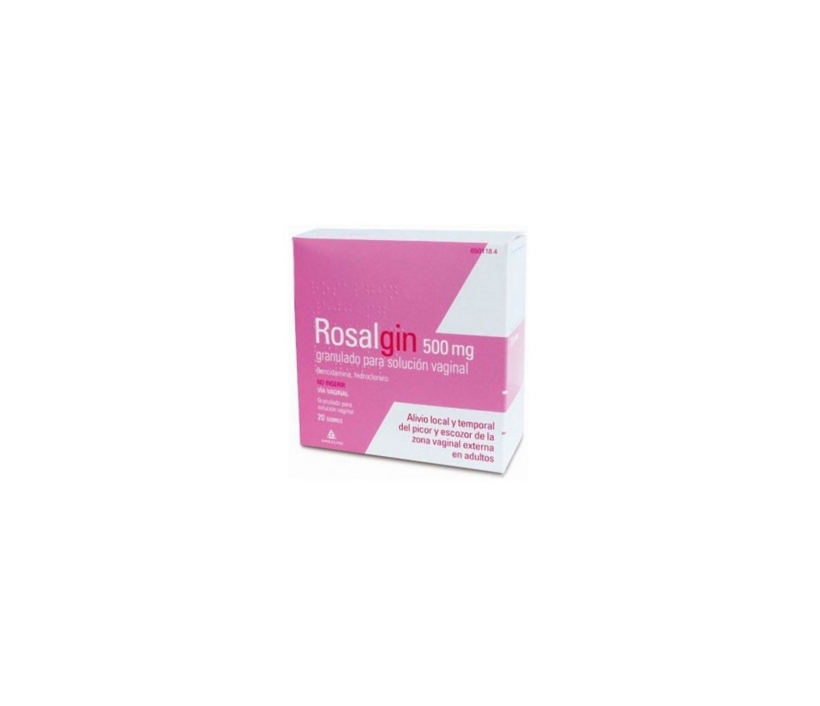Rosalgin 500 mg Granulado Solución Vaginal 20 So