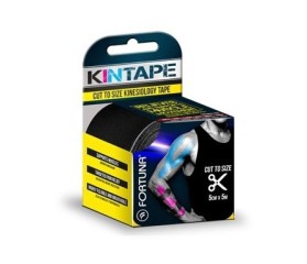 Fortuna Kinesio Tape 5cm x 5m INT-194 Negro