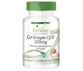 Co-Enzima Q10 200mg - 30 Cápsulas