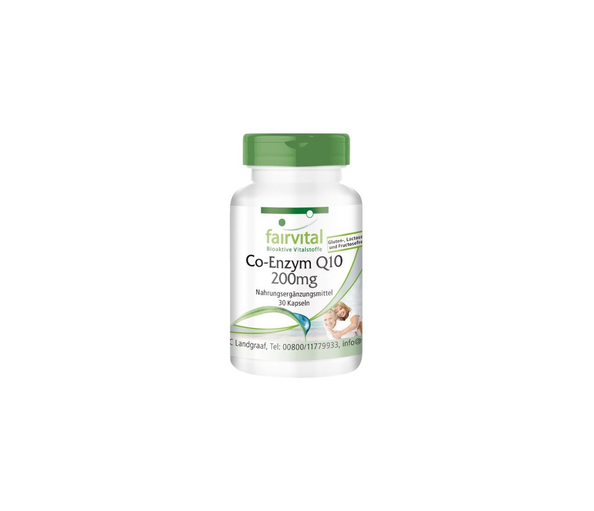 Co-Enzima Q10 200mg - 30 Cápsulas