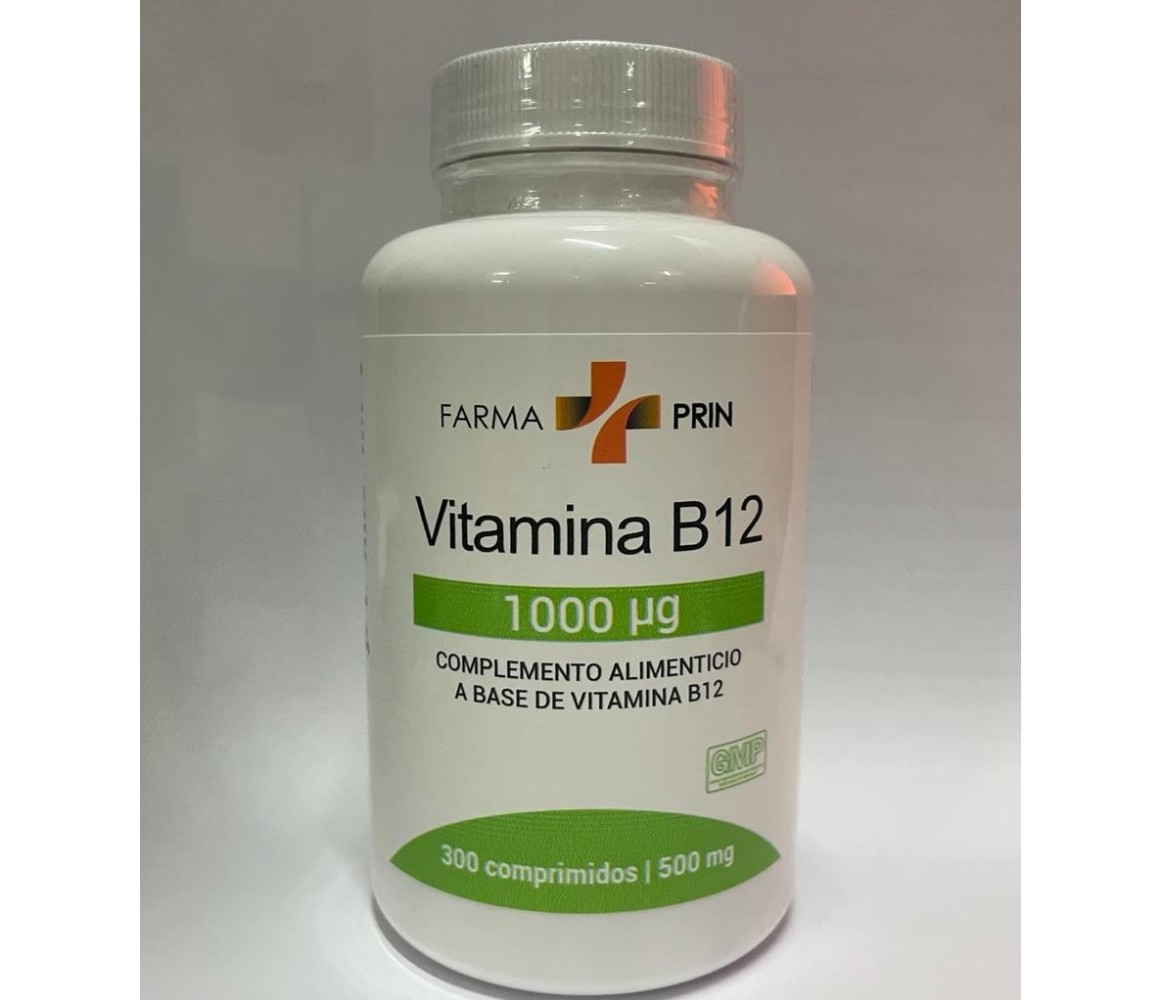 Vitamina B12  500 mg 300 comprimidos Farmacia Pr