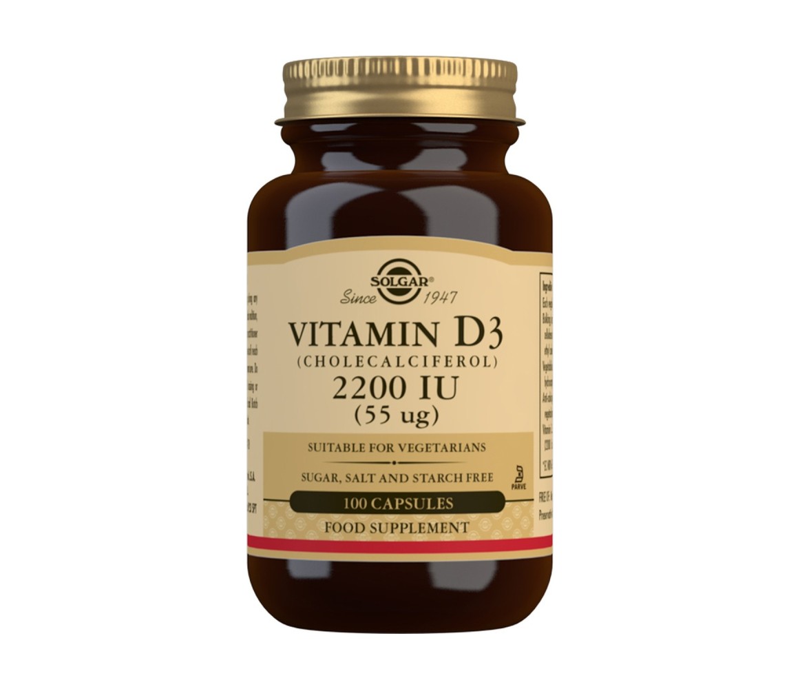 Solgar Vitamina D3 2200Ui 100 caps