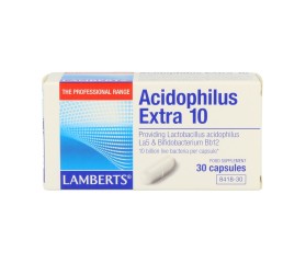 Lamberts Acidophilus extra 10, 30 cápsulas