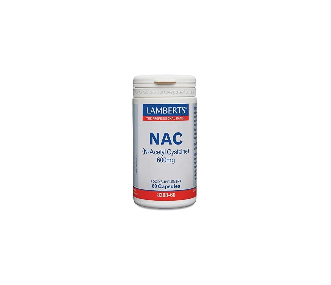NAC (N-Acetil Cisteina) 600Mg, 60 Unidades