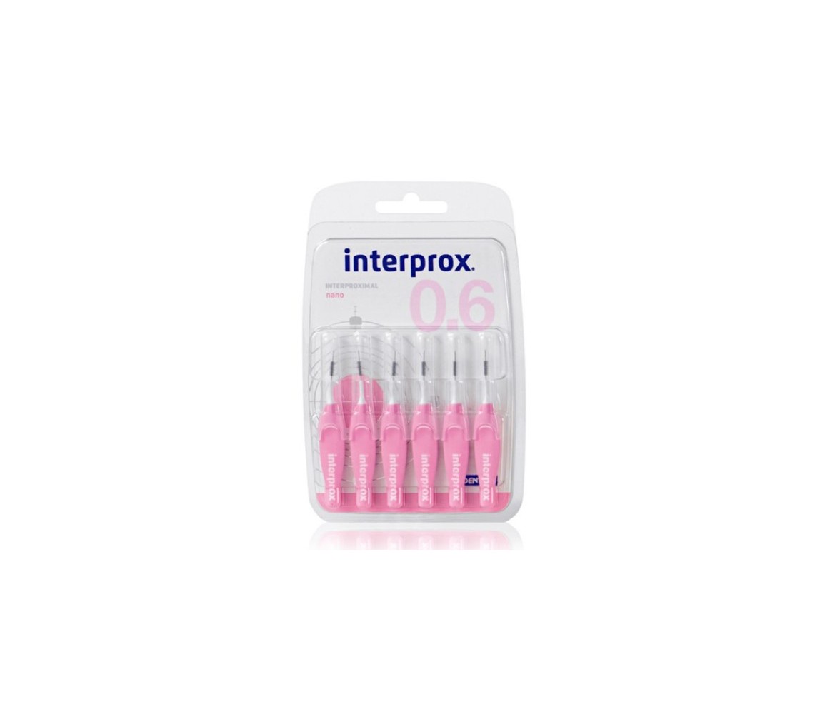 Interprox Interproximal Nano 0.6 mm 6 cepillos