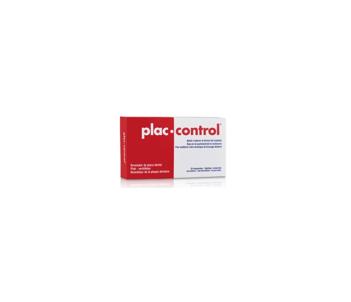 Plac Control Revelador de Placa Dental 20 compri