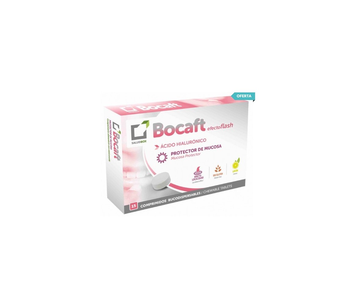 Saludbox Bocaft Efecto Flash 15 comprimidos buco