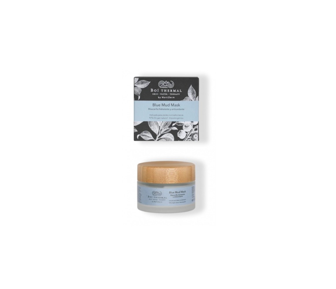 Boi Thermal Blue Mud Mask Mascarilla Hidratante