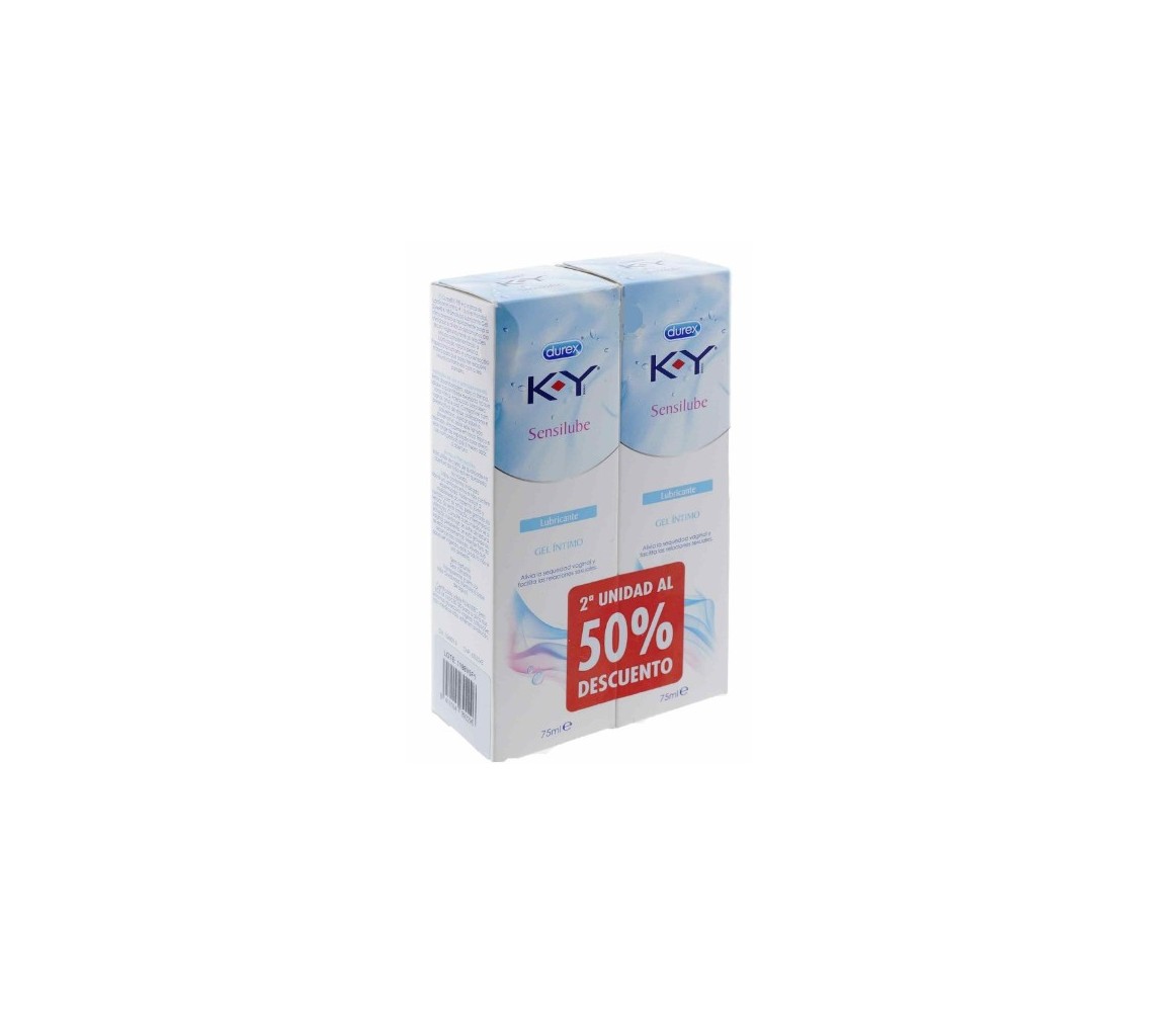 Durex K·Y Sensilube Gel Lubricante 2 x 75 ml