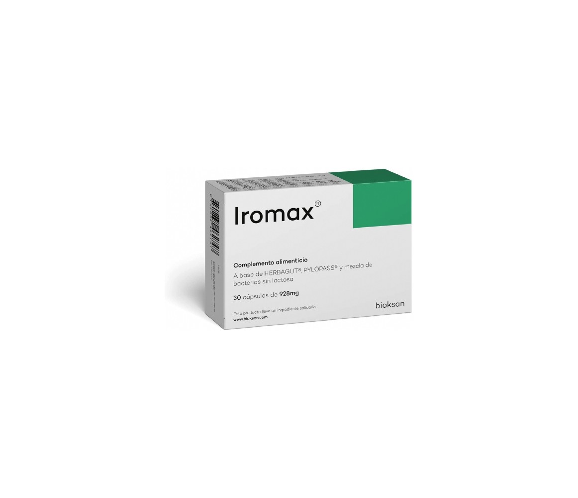 Bioksan Iromax 30 cápsulas de 928 mg