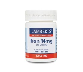 Lamberts Hierro 14 mg 100 comprimidos