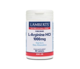 Lamberts L-Arginina HCl 1000 mg 90 comprimidos