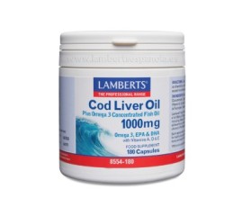 Lamberts Aceite de Hígado de Bacalao 1000 mg 180