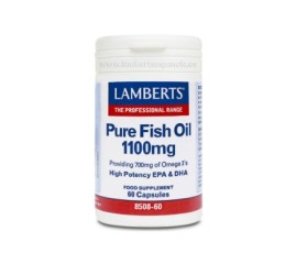 Lamberts Aceite Puro de Pescado 1100 mg 60 cápsu