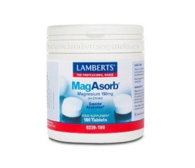 Lamberts MagAsorb Citrato de Magnesio 150 mg 180