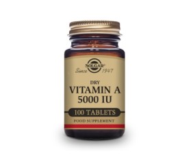 Solgar Vitamina A "Seca" 5000 UI 100 comprimidos