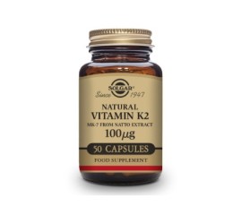 Solgar Vitamina K2 100 µg con MK-7 natural 50 cá