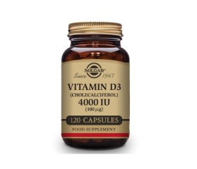 Solgar Vitamina D3 4000 UI 120 cápsulas