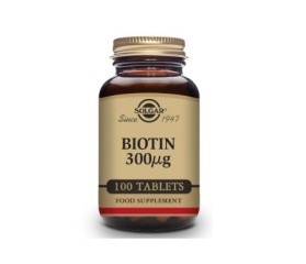 Solgar Biotina 300 µg 100 comprimidos