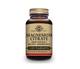 Solgar Citriato de Magnesio 120 comprimidos