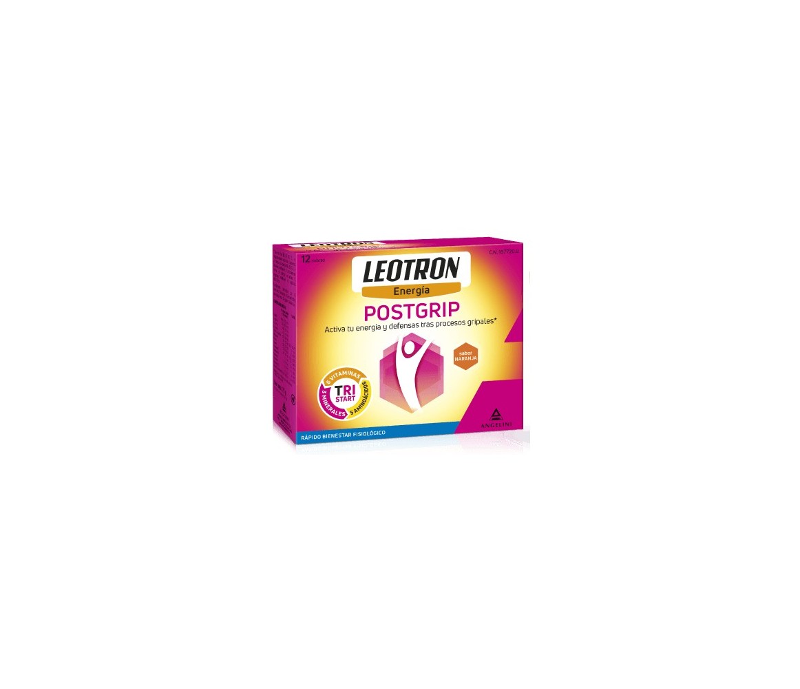 Leotron Energía Postgrip 12 sobres