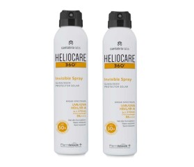 Heliocare 360º Invisible Spray SPF50 2 x 200 ml