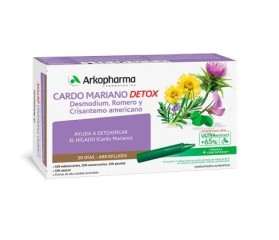 Arkopharma Cardo Mariano Detox 20 ampollas