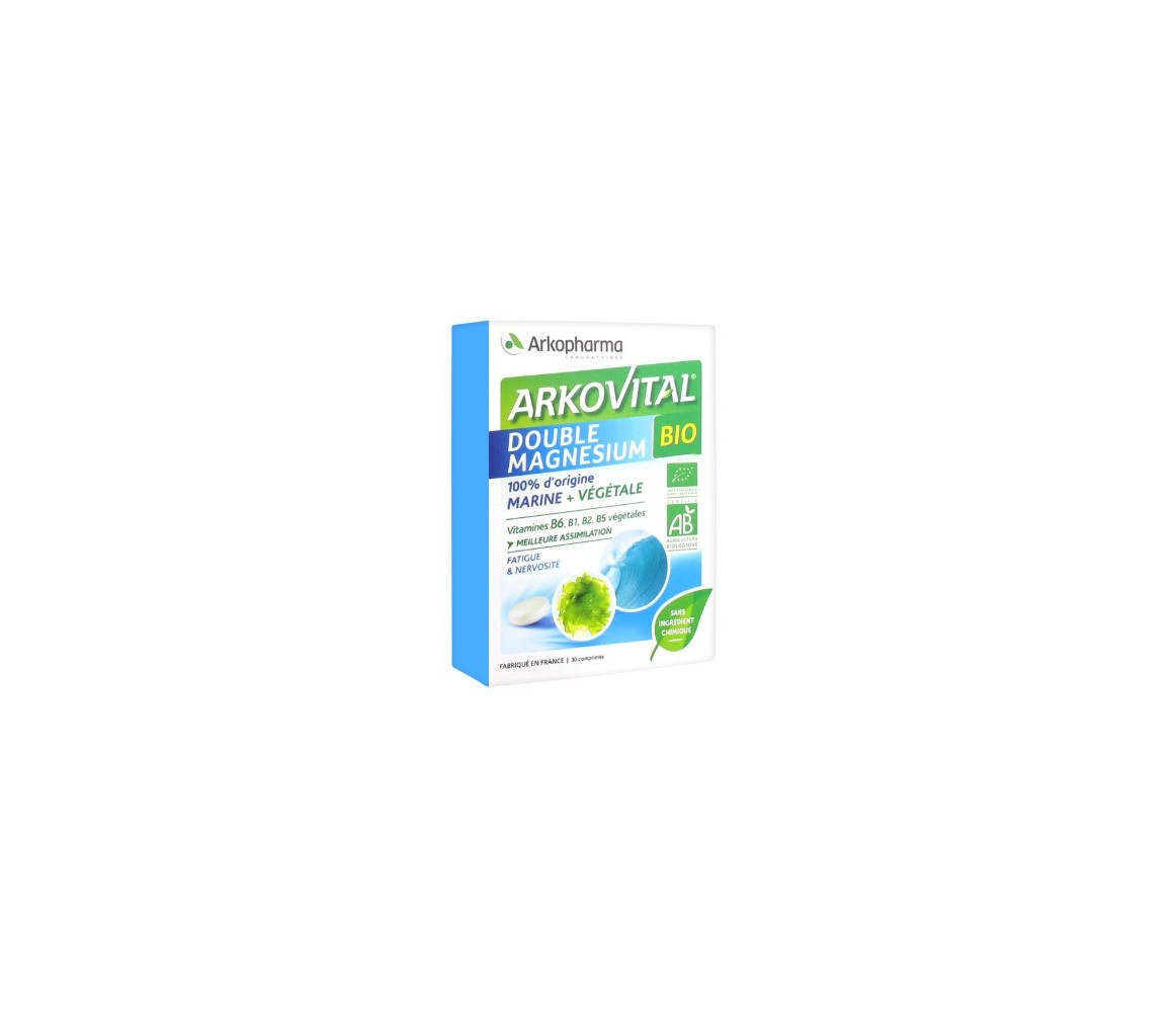 Arkopharma Arkovital Doble Magnesio Bio 30 compr