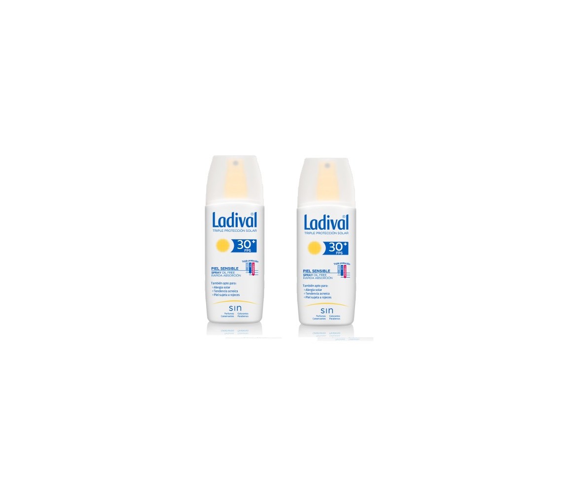 Ladival Piel Sensible Spray SPF30  2ª unidad 50%