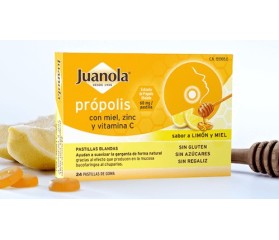 Juanola Própolis con Miel, Zinc y vitamina C 24