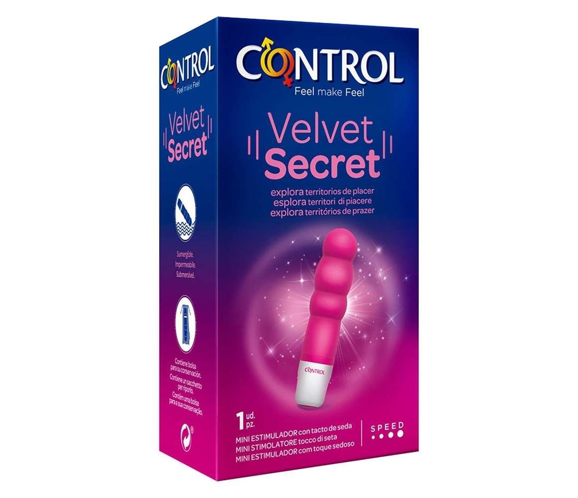 Control Velvet Secret Mini Estimulador Tacto Sed