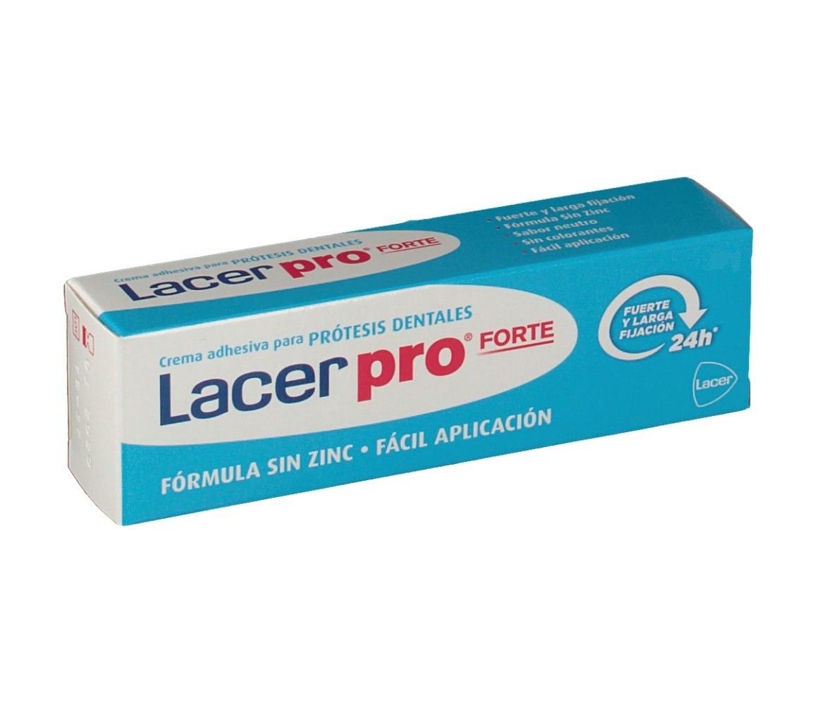 Lacer Pro Forte Crema Adhesiva para Prótesis Den