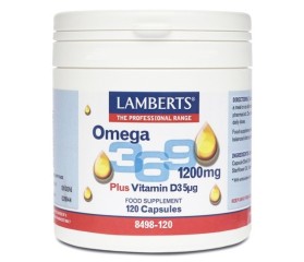 Lamberts Omega 3-6-9 1200 mg 120 cápsulas