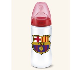 Nuk Biberón Entrena FC Barcelona 6-18m 300ml Sil