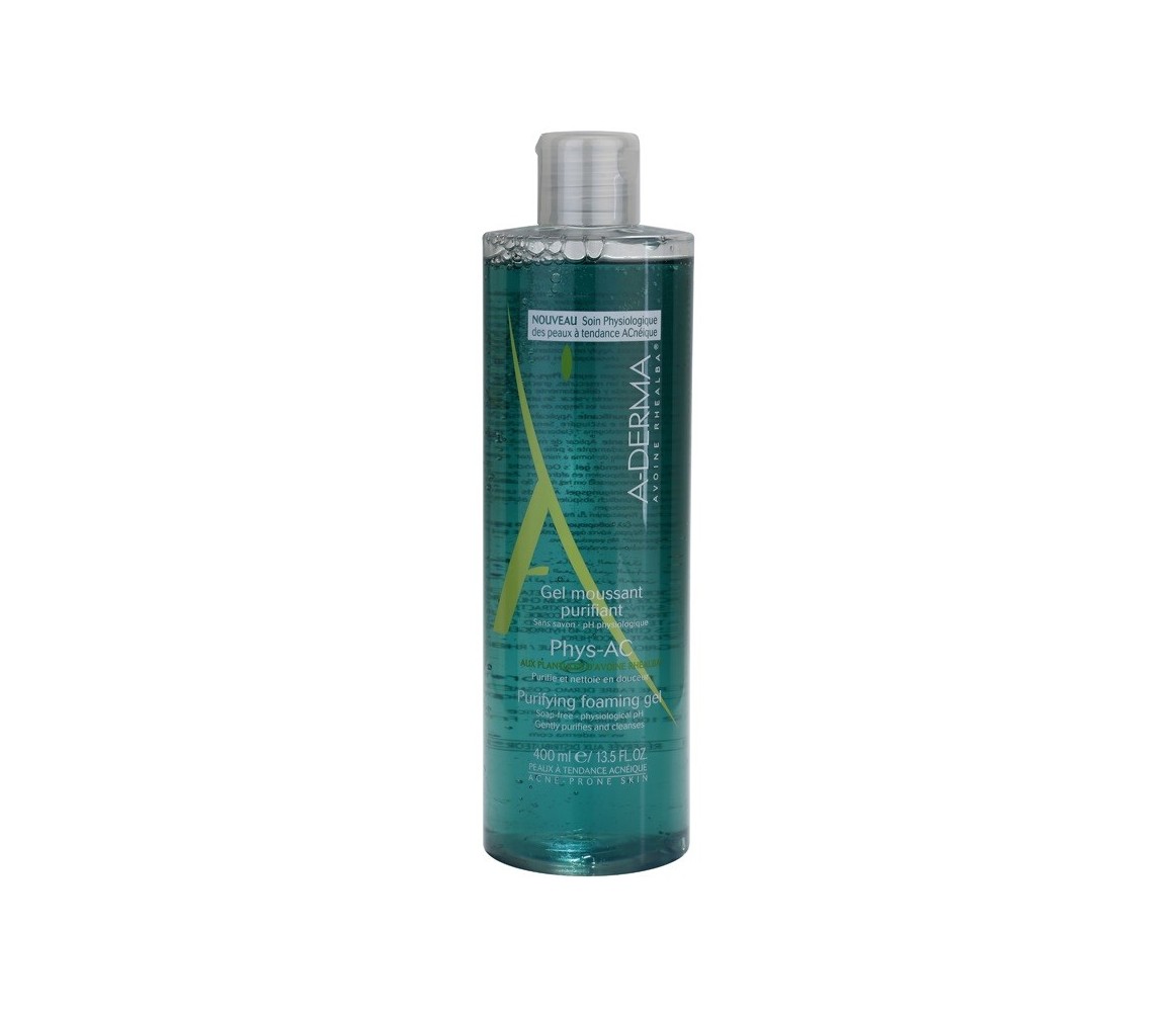 A-Derma Phys-AC Gel Limpiador Purificante 400 ml