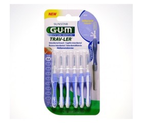 Gum Trav-Ler 0.6mm 6 Cepillos Interdentales
