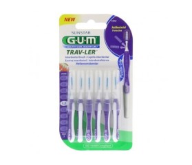 Gum Trav-Ler 1.2mm 6 Cepillos Interdentales